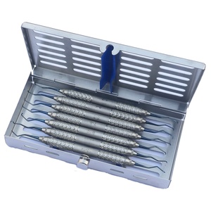 Kit d'hygiène dentaire 7 pièces avec curettes parodontales Gracey et cassette de stérilisation pour détartrage et planification radiculaire - Product Image 2