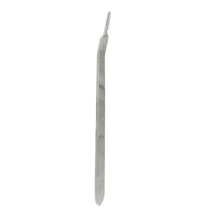 Manche de scalpel chirurgical de haute qualité en acier inoxydable pour salle d'opération, support de lame pour hôpitaux, OEM ODM - Product Image 1