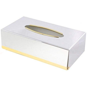 Caja de pañuelos de metal dorado pulido de calidad superior, diseño vintage, tamaño personalizado, al precio más bajo - Product Image 3