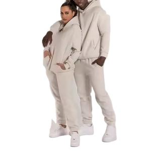 ชุดวอร์มฮู้ดดี้ผ้าฟลีซคอตตอน 100% คุณภาพสูง สไตล์ลำลอง พิมพ์โลโก้ตามสั่ง ทรงโอเวอร์ไซส์ สไตล์แบ็กกี้ - Product Image 5