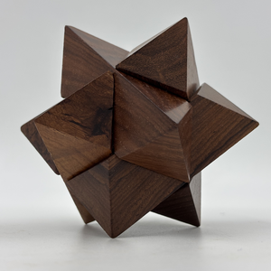 Casse-tête en bois fait main |   Jeu de puzzle en cubes imbriqués en bois de rose indien |   Cadeau de jeu éducatif pour l'entraînement cérébral - Product Image 3