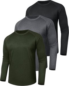 T-shirts de sport de course à pied de haute qualité, anti-humidité, personnalisables avec étiquette privée, séchage rapide, manches raglan pour hommes, vente en gros - Product Image 3