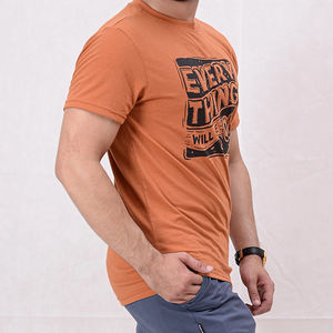 Camisetas de Hombre de Alta Calidad 100% Algodón, Color Sólido, Logotipo Personalizado, Servicio OEM, Cuello Redondo Transpirable, Manga Corta, Estilo Urbano - Product Image 6