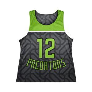 SINEWY SPORTS Camisetas de Lacrosse para Mujer, con Apliques Frontales Personalizados, de Secado Rápido, sin Mangas, Estilo Racerback, para Práctica, de Poliéster/Nailon, Color Sólido - Product Image 5