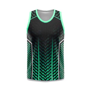 Camiseta sin Mangas a Rayas Azules y Blancas para Hombre, Cuello Redondo, Secado Rápido, Deportiva, Tejida en Poliéster, Ropa Deportiva - Product Image 5