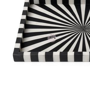 Plateau Feng Shui de Luxe Fait Main Écologique avec Incrustations en Os – Design Décoratif Élégant, Qualité Supérieure pour la Maison et la Cuisine (Idéal pour Servir) - Product Image 2