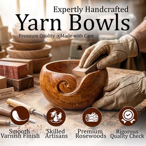 Wooden <b>Yarn</b> Bowls High Quality - Product Image 6