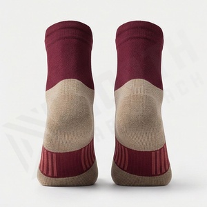 Chaussettes de sport unisexe pour adulte, anti-ampoules, respirantes, amorties, coupe basse, pour baskets, couleur personnalisable - Product Image 2