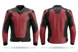 Chaqueta de Motociclista de Cuero Genuino con Paneles de Malla, Último Modelo, Elegante, Equipo de Protección Premium para Motociclistas, Ropa Exterior Moderna para Moto, OEM - Product Image 6