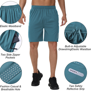 Custom Breathable Sporty <b>Compression</b> Push <b>Shorts</b> for Men-Windproof Quick Dry Solid Color Mesh Gym Running Athletic Fitness - Product Image 3