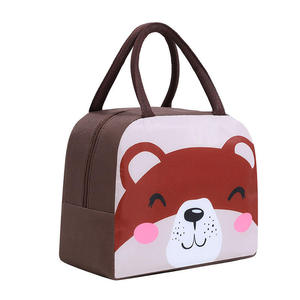 Portable <b>Insulated</b> Lunch Bag with Cute Animal Print Thermal Cooler Tote for School Kids and Office Work Daily Use - Product Image 4