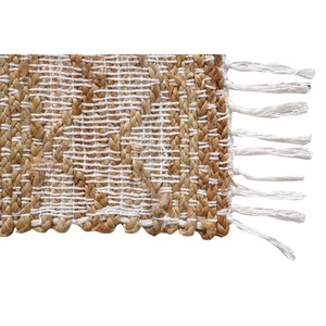 Geometric Jute Flat Weave Area <b>Rug</b> Rectangle Bohemian Style Eco Friendly Hallway Mat Spot Clean - Product Image 5