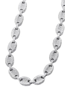 Meilleurs prix D VINS JEWELS CUB50 Collier pour homme Hip Hop en or 10K 14K plaqué rhodium, maillons cubains Miami Infinity, diamant de laboratoire - Product Image 3