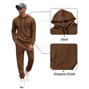 Nuevo Diseño, Chándal Informal con Capucha para Hombre, 100% Algodón Transpirable, de Alta Calidad, Estilo Urbano, para Venta en Línea - Product Image 4
