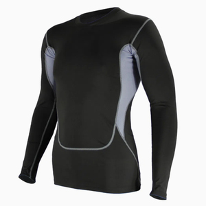 Custom Printed <b>Compression</b> <b>Shirt</b> <b>Men</b> Quick Dry Sports Blank Gym <b>Shirt</b> Muscle Bodybuilding Training Tops <b>Compression</b> <b>Shirt</b> - Product Image 2