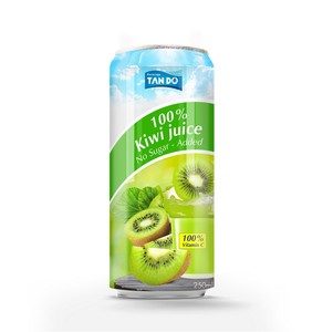 Bebida Tropi Juice 330ml Lata Corta de Aluminio 100% Puré de Fruta Saborizado Bajo en Grasa Esterilizado Recién Exprimido 5 Brix Guayaba Sandía - Product Image 5