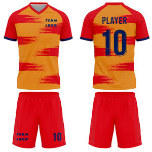 Uniforme de Fútbol Personalizado Profesional con Logotipo Personalizado, Unisex, de Alta Calidad, Ligero, Sólido, Transpirable y de Secado Rápido - Product Image 2