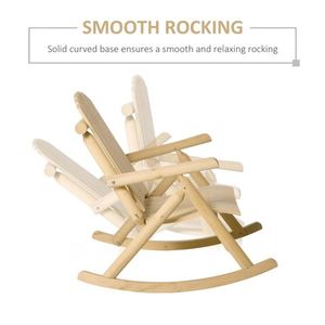 Fauteuil à bascule de jardin pour une assise extérieure confortable - Product Image 2