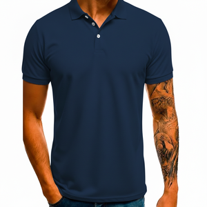 Camisa Casual de Manga Corta para Hombre, con Bolsillo y Logotipo Personalizado al por Mayor, Jersey de Spandex/Poliéster de 180g, Secado Rápido, Alta Calidad - Product Image 3