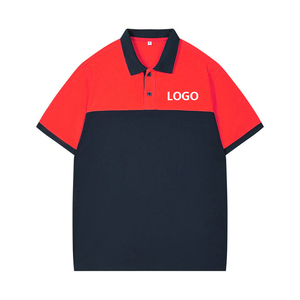 เสื้อยืดแขนสั้นผู้ชายผ้าฝ้าย 100% สไตล์ไฮสตรีท ระบายอากาศได้ดี ปักโลโก้ตามสั่ง สำหรับชุดยูนิฟอร์มบริษัท ชุดทำงาน ชุดกอล์ฟ - Product Image 1