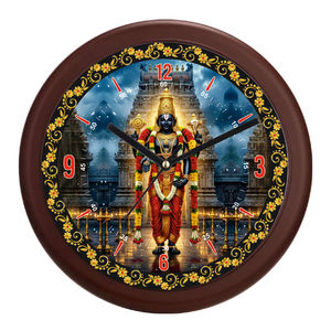 Liviya Radha Krishna Designer Wall <b>Clock</b>-Personalized <b>Digital</b> Printing Plastic Promotional Office Back School Christmas Decor - Product Image 4