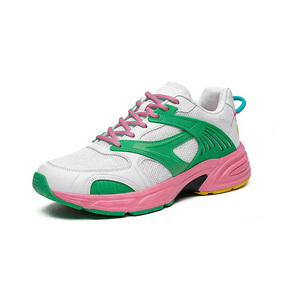 Baskets multicolores patchwork pour hommes et femmes, légères, antidérapantes, avec semelle en caoutchouc, <span class=keywords><strong>chaussures</strong></span> de sport décontractées pour l'entraînement et la gym - Product Image 2