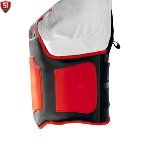 Boxtraining Brustschutz Verstellbare Kampfsport-Schutzweste Ledergefüttert Umweltfreundlich Atmungsaktiv für Taekwondo Karate Übungen - Product Image 6