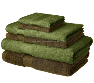 Juego de Toallas de Baño de Lujo de Algodón de 400 GSM, Suaves y de Secado Rápido, Toallitas Faciales, Alfombrilla de Baño, para Hotel, Spa, Gimnasio, Hospital, Clínica, Venta al Por Mayor OEM - Product Image 6