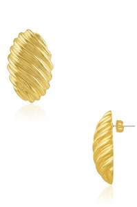 Boucles d'oreilles en laiton de qualité supérieure pour femmes, bijoux ethniques faits à la main, légers, disponibles à la qualité et au prix d'exportation. - Product Image 2