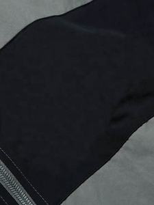 Men Color Blocked <b>Racer</b> <b>Jacket</b> Zip Fly Elastic Waist Water Resistant All Seasons Regular Fit Polyester Shell Pockets - Product Image 2