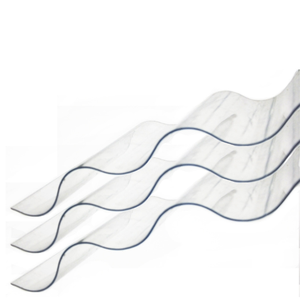 Lightweight Corrugated Polycarbonate Panel Anti-UV High Transparency Shatterproof Easy Cut for Greenhouse Skylight - Product Image 1