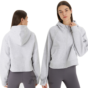 เสื้อฮู้ดซิปผู้หญิงผู้ชาย ผ้าหนา 300 GSM 450 GSM เนื้อนุ่ม แขนยาว ชุดลำลองเล่นกีฬา ใส่สบาย อุ่น เหมาะกับกิจกรรมกลางแจ้ง เสื้อฮู้ดลำลอง - Product Image 1