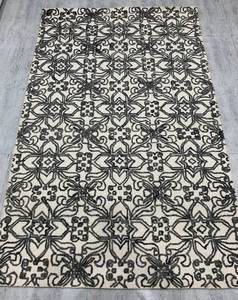 Alfombra de Lana Hecha a Mano con Patrón Floral Tradicional para Sala de Estar, Dormitorio, Decoración de Interiores del Hogar - Product Image 3