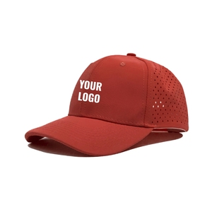 Gorras de Golf Personalizadas al por Mayor con Logotipo, de Secado Rápido, 6 Paneles, Estructuradas, con Perforaciones Láser, Color Sólido, Visera Curva VN - Product Image 5