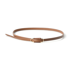Ceinture décorative non poreuse pour femme en cuir de vachette double couche, ajustée, avec boucle en alliage, polyvalente pour robes - Product Image 2