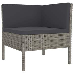 Ensemble de meubles de jardin gris anthracite - Product Image 3