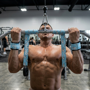 Sangles de musculation professionnelles en coton de haute qualité, support de poignet, sangles de fitness réglables pour entraînement en salle et soulevé de terre - Product Image 4