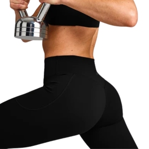 Women's High Waist Sports <b>Leggings</b> <b>with</b> <b>Pockets</b> Custom Stretch Yoga <b>Workout</b> Pants Breathable Fitness Running Gym Activewear - Product Image 6