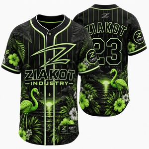 Camiseta de Béisbol de Moda con Diseño Degradado Auténtico en Naranja, Negro y Blanco, de Alta Calidad, Personalizada, al por Mayor, de Fabricante Pakistaní - Product Image 5