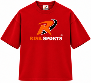 Camiseta Deportiva Roja Personalizada con Logotipo Frontal, Cuello Redondo, Manga Corta, 180 Gramos, Estilo Deportivo para Uso en Grupo - Product Image 1