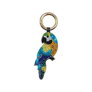 Customized Shape Hand Embroidered Eco-Friendly Fruit Pattern Carabiner Keychain Felt Material Durable <b>Bag</b> <b>Charm</b> - Product Image 1