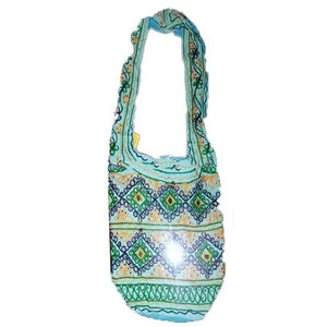 Sac à bandoulière ethnique fait main avec broderies miroir, sac à bandoulière bohème traditionnel brodé, sac à main coloré tribal fait main, mode artisanale - Product Image 2