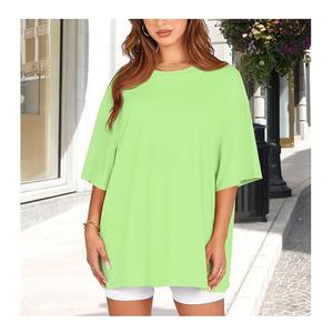 Nueva Camiseta de Mujer 100% Algodón, Cuello Redondo, Manga Corta, Ecológica, Antiarrugas, Transpirable, Estilo Casual para Verano - Product Image 2