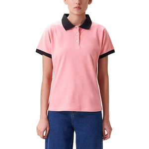 Polo de Mujer de Alta Calidad, Corte Ajustado, 100% Algodón, Buen Precio, con Logotipo Personalizado, Transpirable - Product Image 3