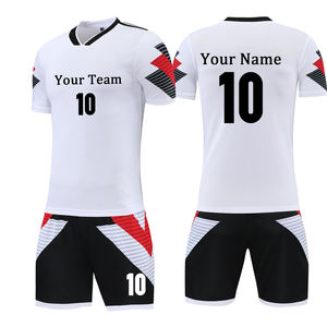 Conjunto de Uniforme de Fútbol Profesional Transpirable para Hombre, Jersey de Entrenamiento Ligero que Absorbe la Humedad con Pantalones Cortos Deportivos a Juego - Product Image 1