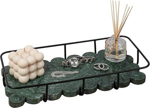 Plateau en marbre réutilisable au prix d'usine, conçu pour une performance durable dans les hôtels, les restaurants, les maisons et les décorations d'événements - Product Image 6