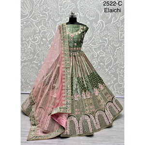 Nupcial Indio Desgaste Terciopelo Colecciones Para Novia Con Zarkhan Trabajo Por Fabzone - Product Image 5