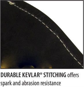 Guantes TIG de piel de ciervo de primera calidad, resistentes a la abrasión - Product Image 3