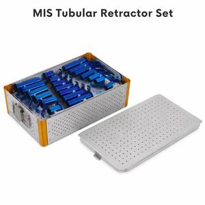 Caja de esterilización para sistema de retractores tubulares, juego de retractores de acero inoxidable de calidad premium, manual, para alta temperatura - Product Image 2