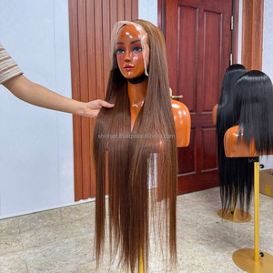 Pelucas de Cabello Humano al por Mayor, Productos de Cabello Virgen Vietnamita, Pelucas de Cabello Humano con Frente de Encaje Liso, Pelucas con Frente de Encaje HD para Mujer - Product Image 3